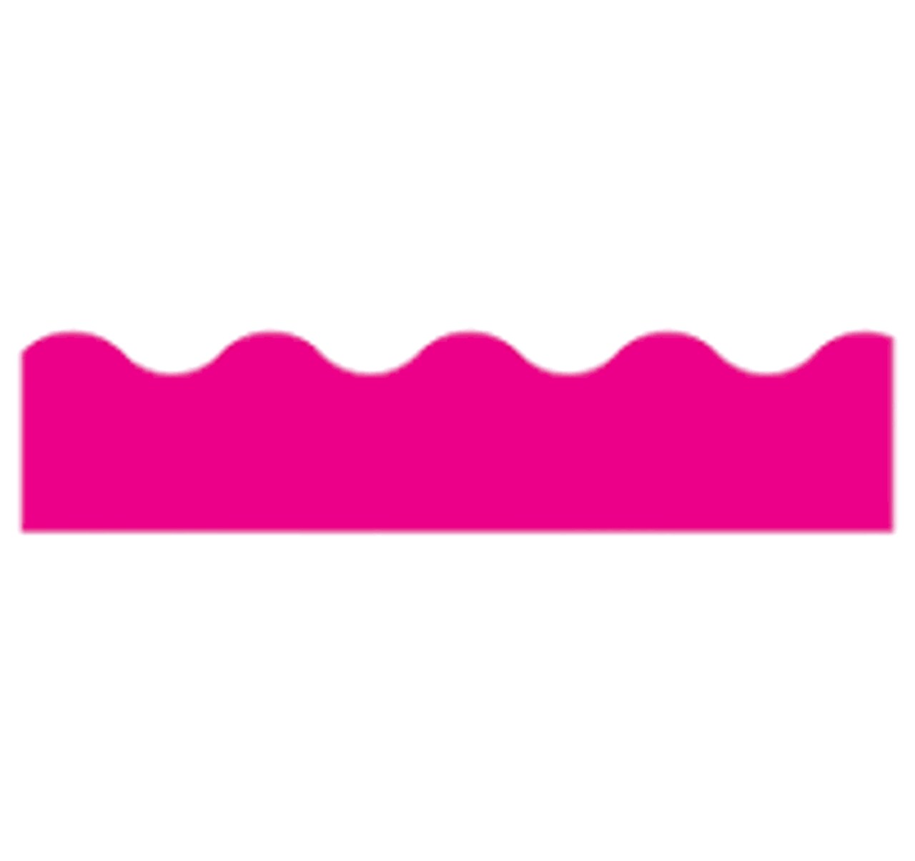 Hot Pink Terrific Trimmers® Solid Border – Trend T91256 – 2‑1/4″ × 39′ Classroom Bulletin Board Trim